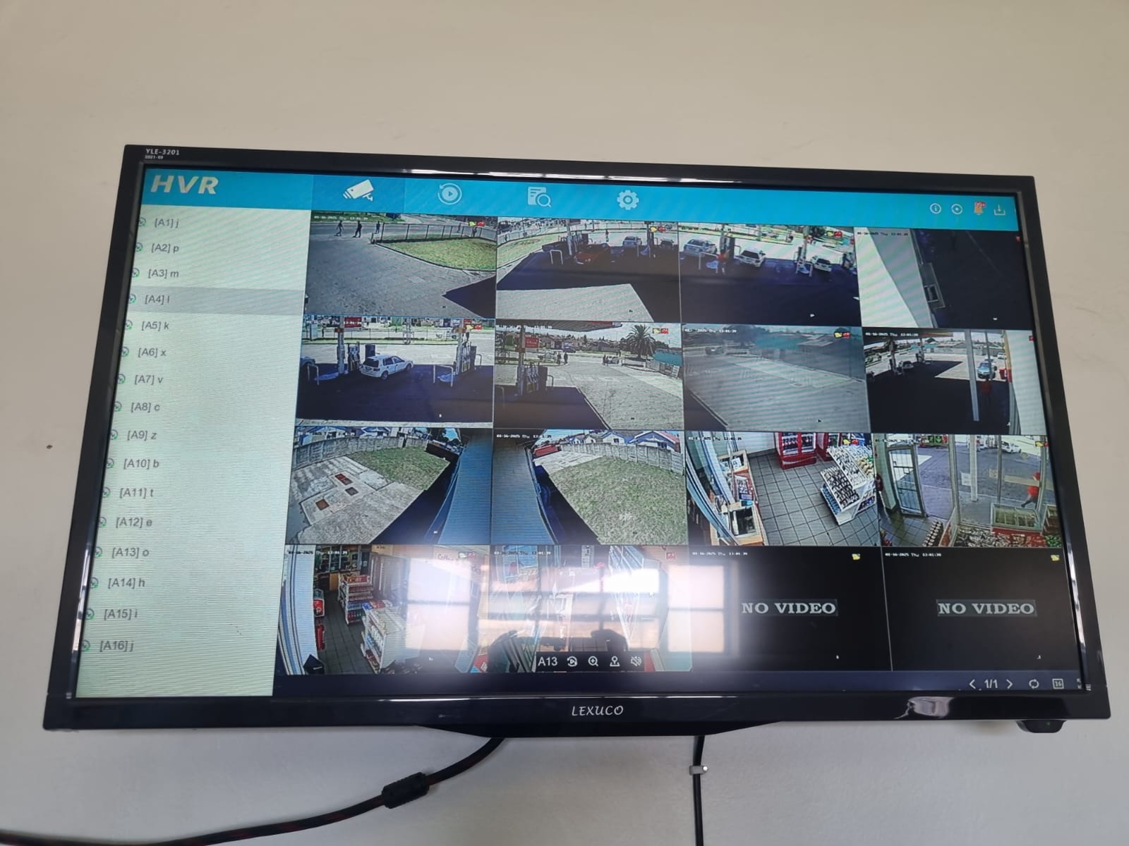 Installed CCTV